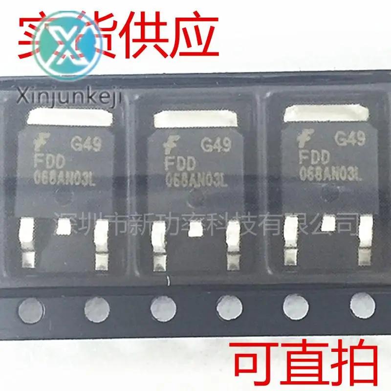 20pcs  ο FDD068AN03L  ȿ MOS Ʃ N ä 30V 35A SMD TO-252